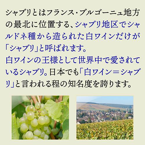 ワインセット 送料無料 シャブリ & プティシャブリ 4本 セット 13弾 白 白ワイン 辛口 飲み比べセット オーガニック 浜運Aの画像