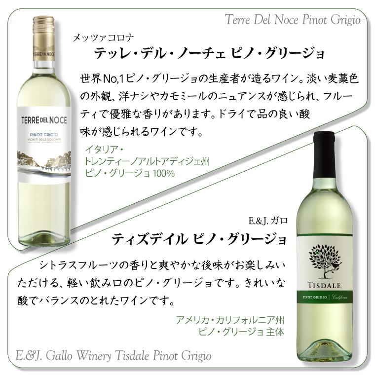 20〜22日はポイント5倍】ピノ・グリージョ 飲み比べ6本セット 750ml×6