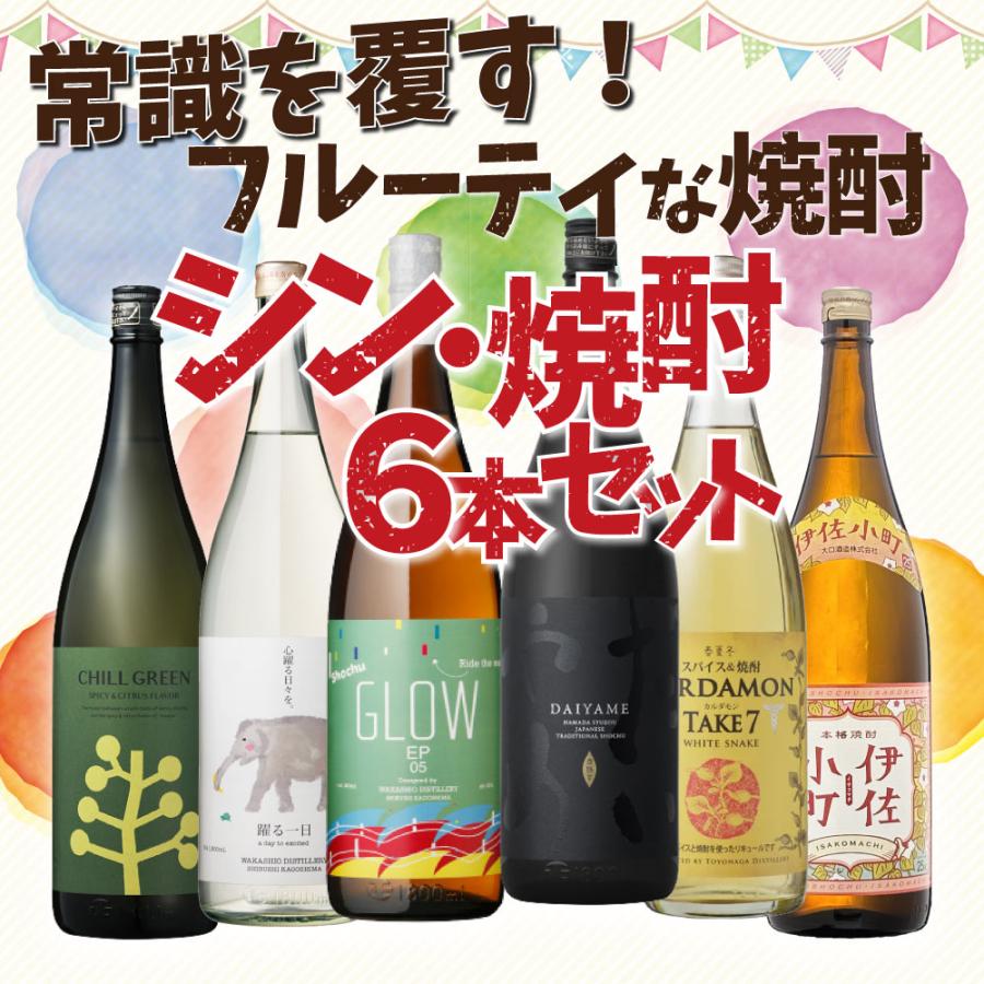 焼酎セット 6本 常識を覆す フルーティーな焼酎 シン・焼酎セット 1800ml×6本 ライチの