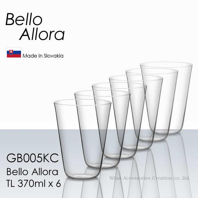 木村硝子店 Bello Allora ベッロ アローラ TL 370ml 6客セット 正規品 