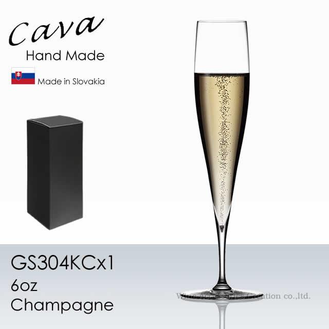 ワイン I サヴァ 木村硝子店 Cava 6oz シャンパーニュ 200ml 1脚BOX入り 正規品