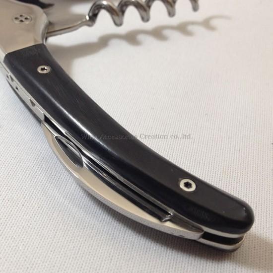 クロ ラギオール ハンドメイド ソムリエナイフ ブラックホーン SD126BK