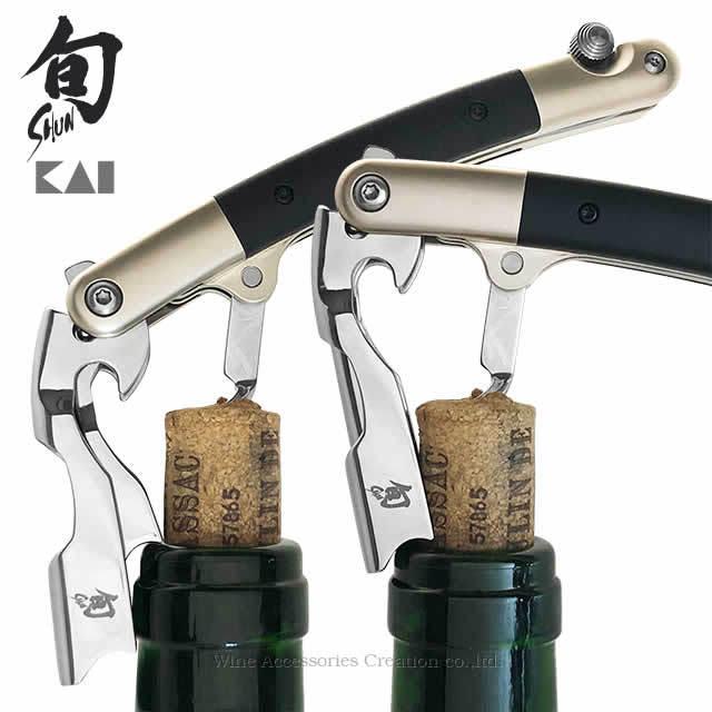 KAI 旬 shun ソムリエナイフ 正規品 SK100ST : ワインアクセサリー