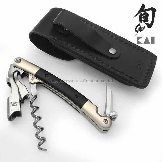 KAI 旬 shun ソムリエナイフ 正規品 SK100ST : ワインアクセサリー