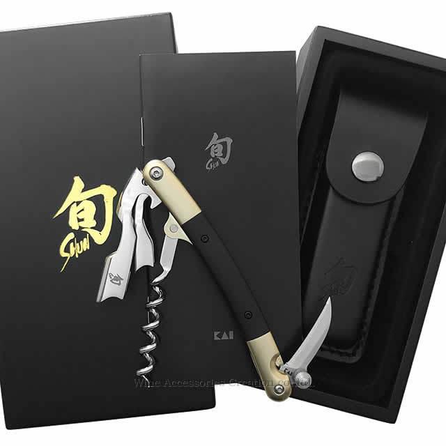 KAI 旬 shun ソムリエナイフ 正規品 SK100ST : ワインアクセサリー