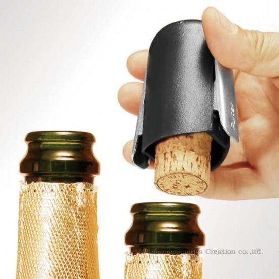 Pulltex プルテックス シャンパンオープナー＆ストッパー TEX522BK