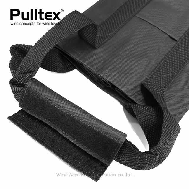 Pulltex プルテックス ワインバッグ4本用 ブラック TEX624BK