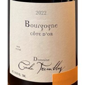 ドメーヌ・セシル・トランブレ ブルゴーニュ・コート・ドール ルージュ　2021 ドメーヌ・セシル・トランブレイ ブルゴーニュ コート・ドール
