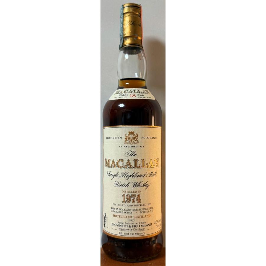 ザ・マッカラン 店主コレクション マッカラン 18年 1974 ジャコ