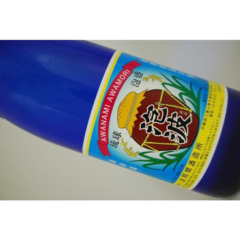 泡波 通常便 送料無料 (琉球泡盛) ブルー瓶 30度 1800ml : ワイン