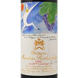 シャトー・ムートン・ロートシルト 1982 赤 750ml Chateau Mouton