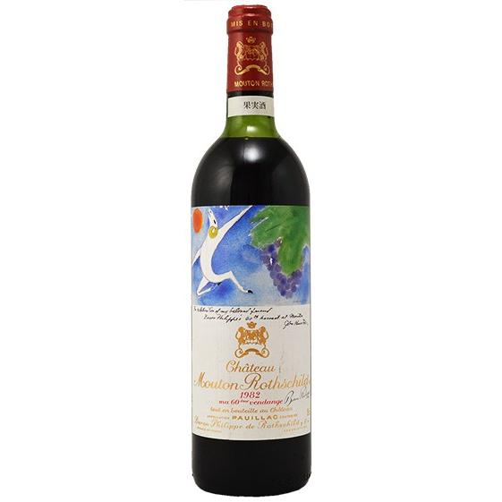 シャトー・ムートン・ロートシルト 1982 赤 750ml Chateau Mouton