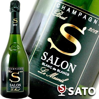 サロン・ブラン・ド・ブラン - 赤ちょうちん ブラン・ド・ブラン ル・メニル 2012 泡白 750ml 置き目品 食品-ドリンク、水、お酒