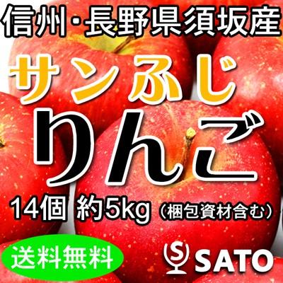 信州須坂産サンふじりんご5kg（14個） 送料無料｜wineclubsato