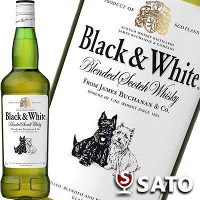 ブラック＆ホワイト ブレンデッドスコッチウイスキー 40度 700ml