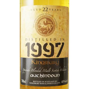 オーキンダウン 1997 22年 キングスバリー ゴールド 48.9度 700ml 箱付