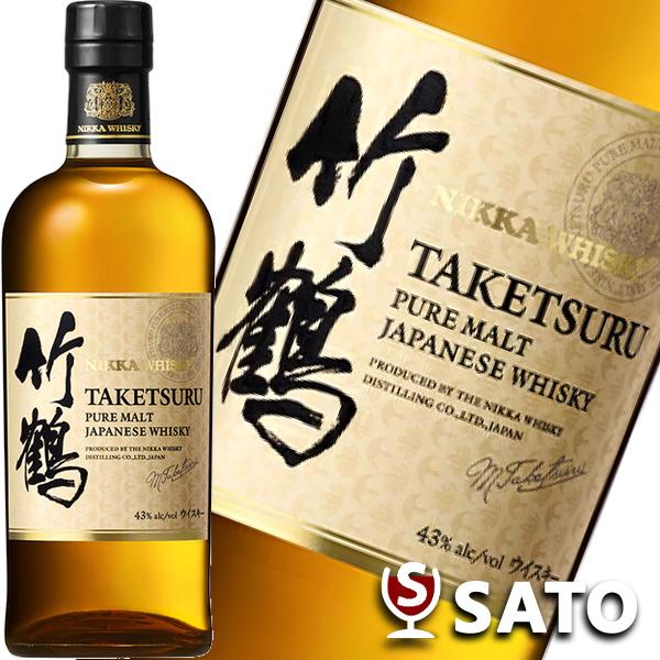 ニッカウヰスキー（NIKKA WHISKY） 竹鶴 ピュアモルト 43度 700ml 正規
