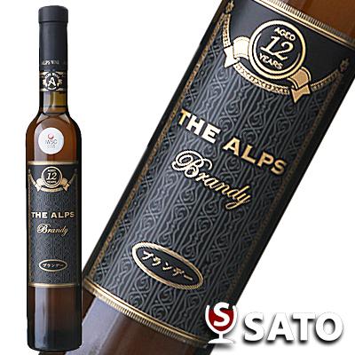 信州産ブランデー ザ・アルプス12年 375ml 葡萄のブランデー アルプス