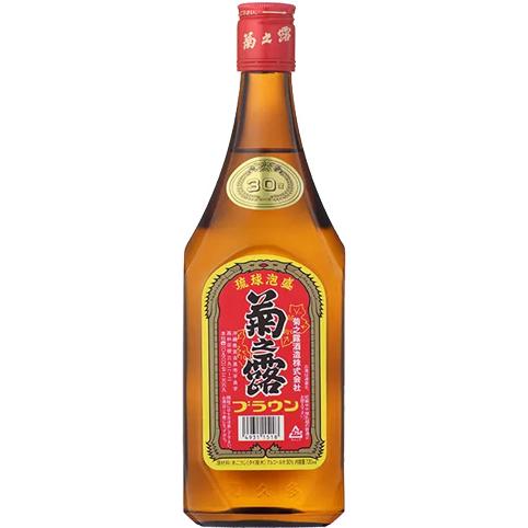 琉球泡盛 菊之露 ブラウン 30度 720ml KIKU NO TSUYU : ワインクラブ