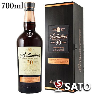 バランタイン　30年　40度　700ml　化粧箱付き　ブレンデッドスコッチウイスキー　Ballantine's　並行輸入品 :  5010106-110065 : ワインクラブサトウ - 通販 - Yahoo!ショッピング