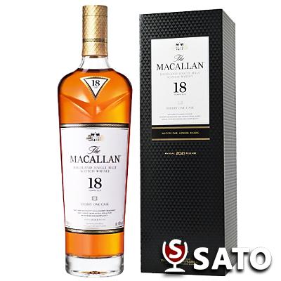 マッカラン18年 シェリーオーク 700ml ザ・マッカラン シェリーオーク シェリーオーク18年 43度 700ml 正規箱