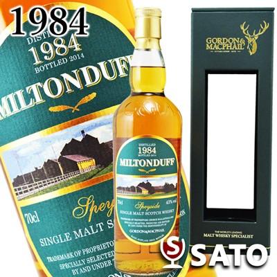 ミルトンダフ　1984　ゴードン＆マクファイル　43度　 700ml　箱入　限定品