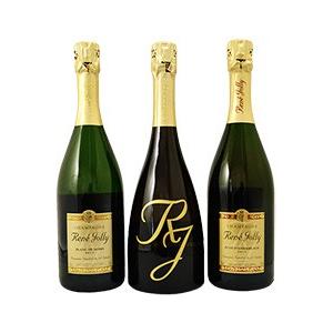 ルネ・ジョリィ ブラン・ド・ノワール ブリュット キュヴェ・スペシャルRJ ロゼ・ダサンブラージュ 750ml×3本セット ルネ ジョリィ ド ノワール ダサンブラージュ