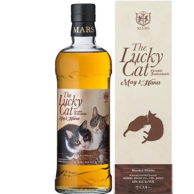 ‪竹鶴ピュアモルト43% ／ ラッキーキャット　MAY & HANA 43% ラッキーキャット The Lucky Cat Double Individuals May & Hana