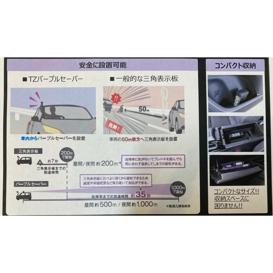TZさん専用 トヨタ 純正 停止表示器材 TZパープルセーバー パナソニック