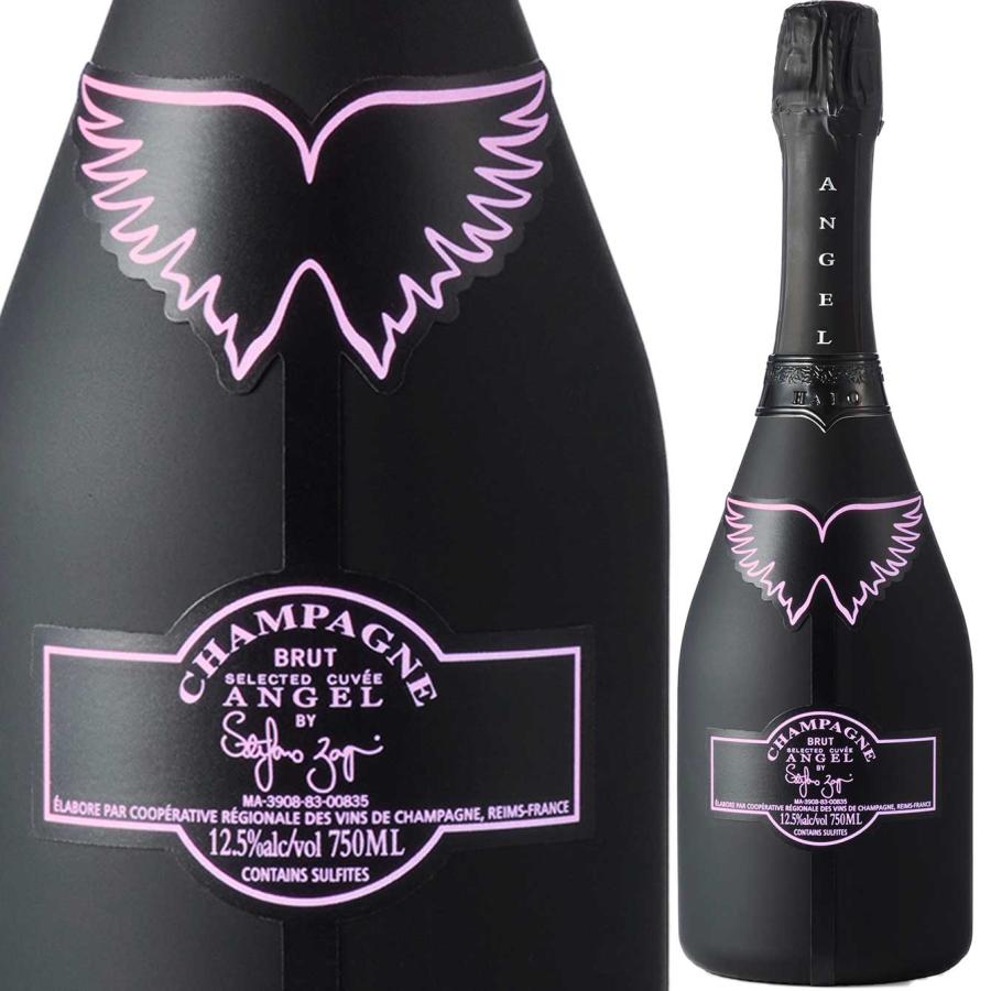 エンジェル シャンパーニュ HALO ピンク 750ml ANGEL CHAMPAGNE NV Brut HALO Pinkの画像