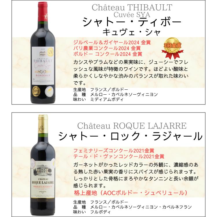 第66弾】厳選ボルドー赤ワイン12本セット（赤750ml×12本）【送料無料