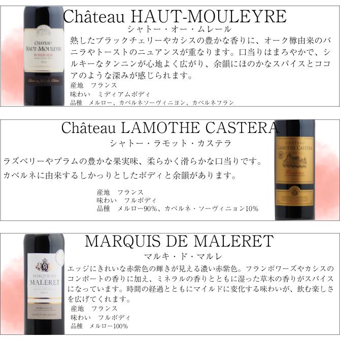 【第66弾】厳選ボルドー赤ワイン12本セット（赤750ml×12本）【送料無料】※同梱不可 フランス　ボルドー　金賞　ゴールドメダル　爆買 |  | 05