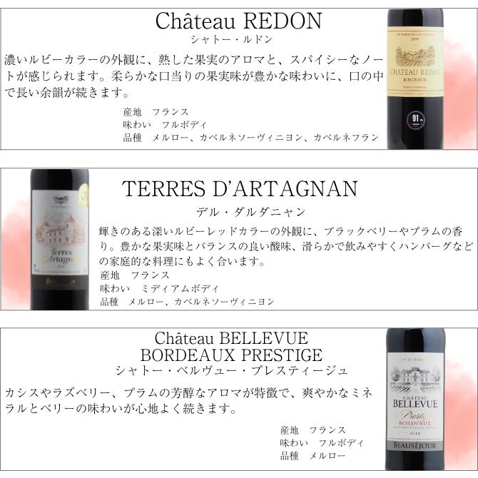 第66弾】厳選ボルドー赤ワイン12本セット（赤750ml×12本）【送料無料