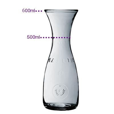 カラフェ M 500ml ハウスワイン デカンタ イタリア製_ . : ワイン雑貨