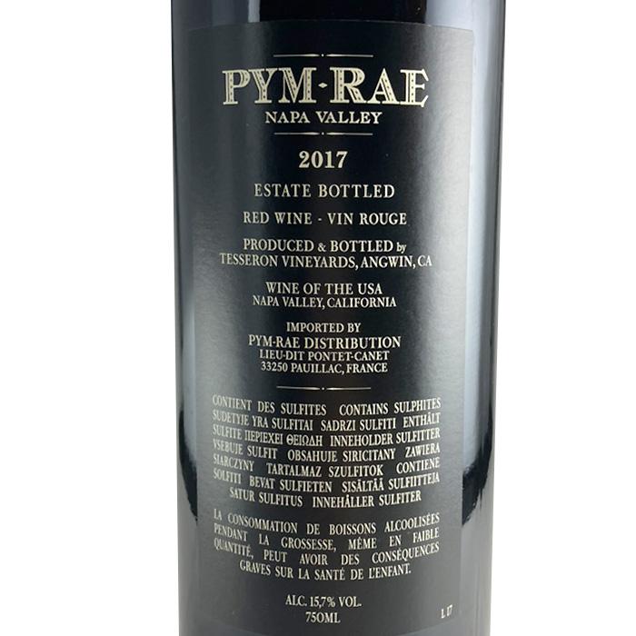 数量限定 ピム レイ ナパ ヴァレー ルージュ 2017 赤ワイン アメリカ Pym Rae Napa Valley Rouge 赤 カリフォルニア 750ml ワイン Tesseron Estate パーカーポイント97点 【DG6392123211】(23276円)