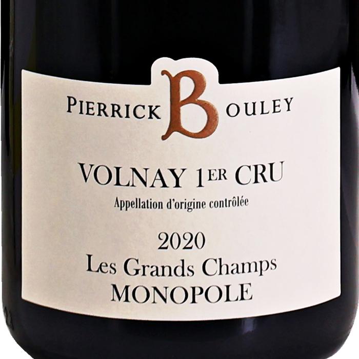 中古品 【全品P5倍★プレミアムSALE期間限定12/4〜12/10】ピエリック ブーリー ヴォルネイ プルミエ クリュ レ グラン シャン モノポール 2020 フランス ブルゴーニュ 【1703645772】(10835円)