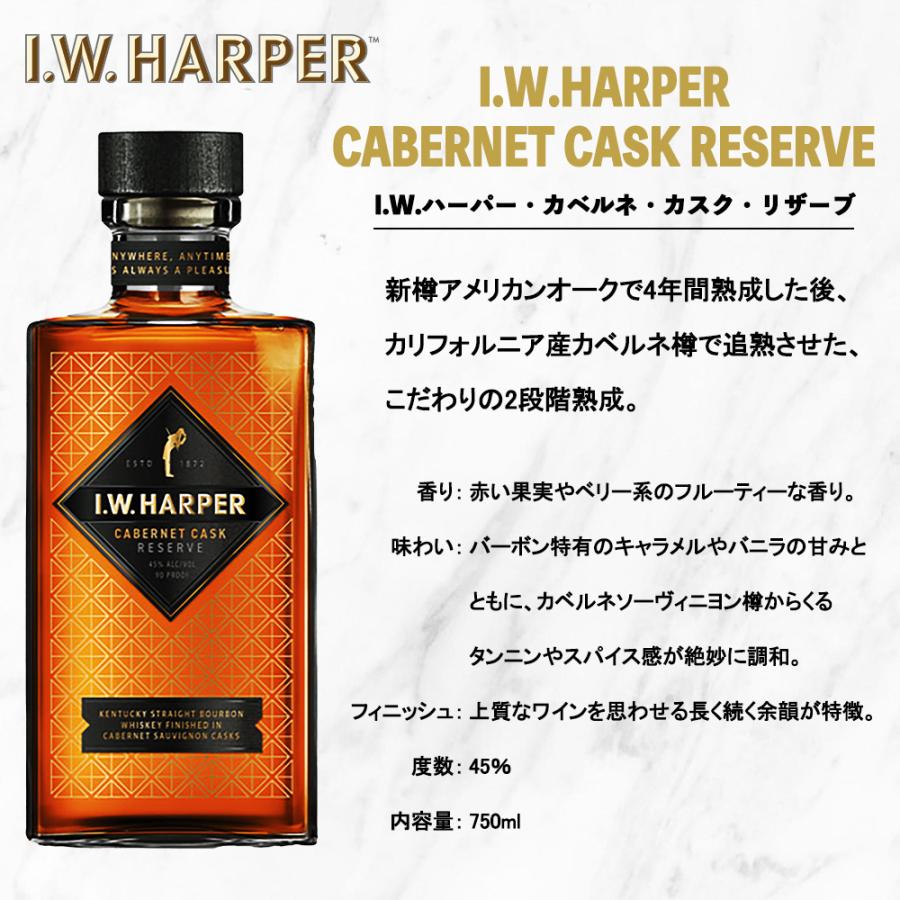 正規品】I.W.ハーパー カベルネ カスク リザーブ ケンタッキー