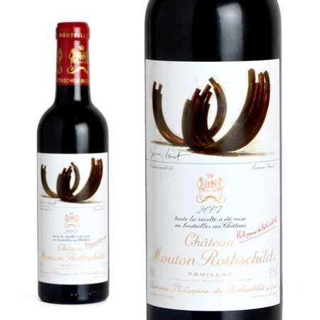 シャトー・ムートン・ロートシルト 2007年 メドック格付第1級 ハーフサイズ 375ml （フランス ボルドー ポイヤック 赤ワイン）  :0101041002708:うきうきワインの玉手箱 - 通販 - Yahoo!ショッピング