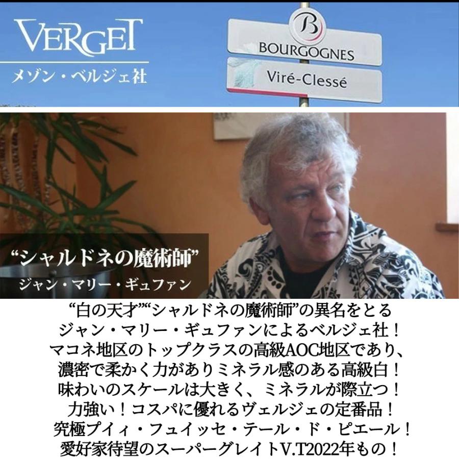 プイィ フュイッセ テール ド ピエール 2022 ヴェルジェ社 (ギュファン