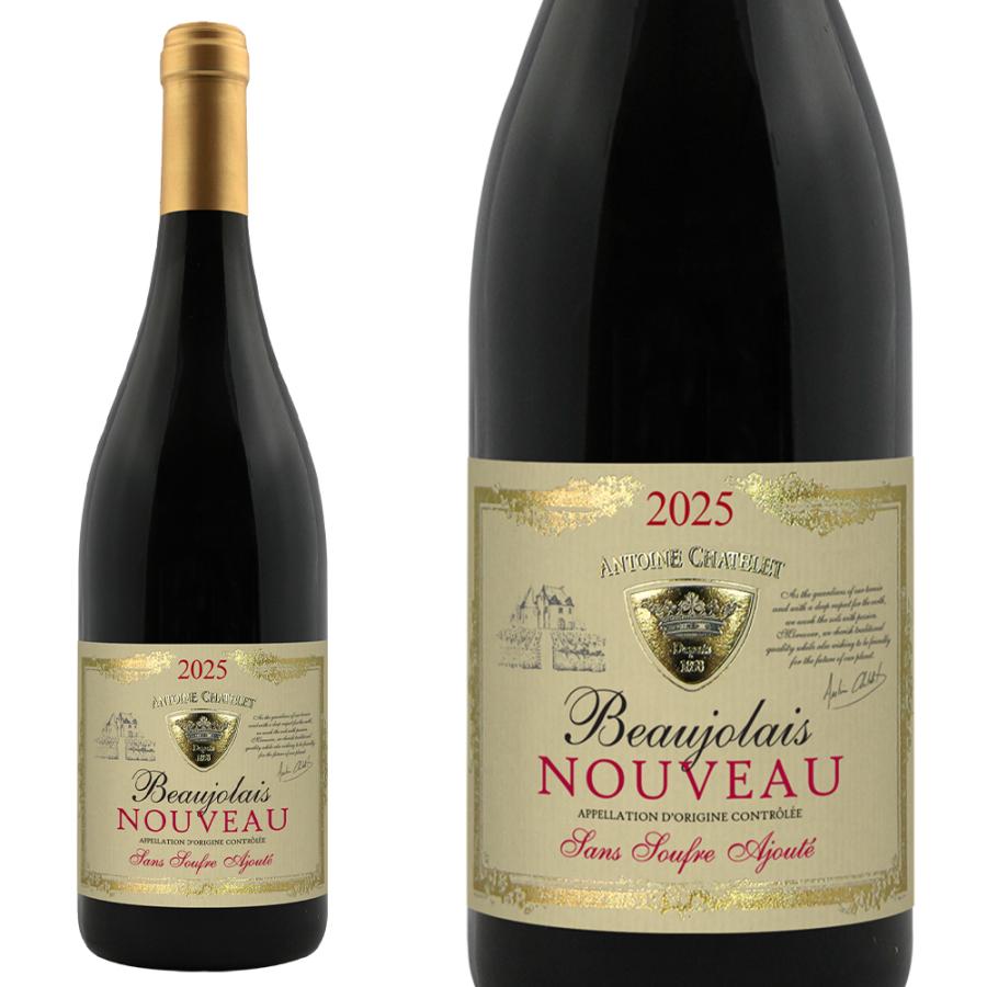 ボジョレー2025】ボージョレ ヌーヴォー 酸化防止剤無添加(SO2無添加