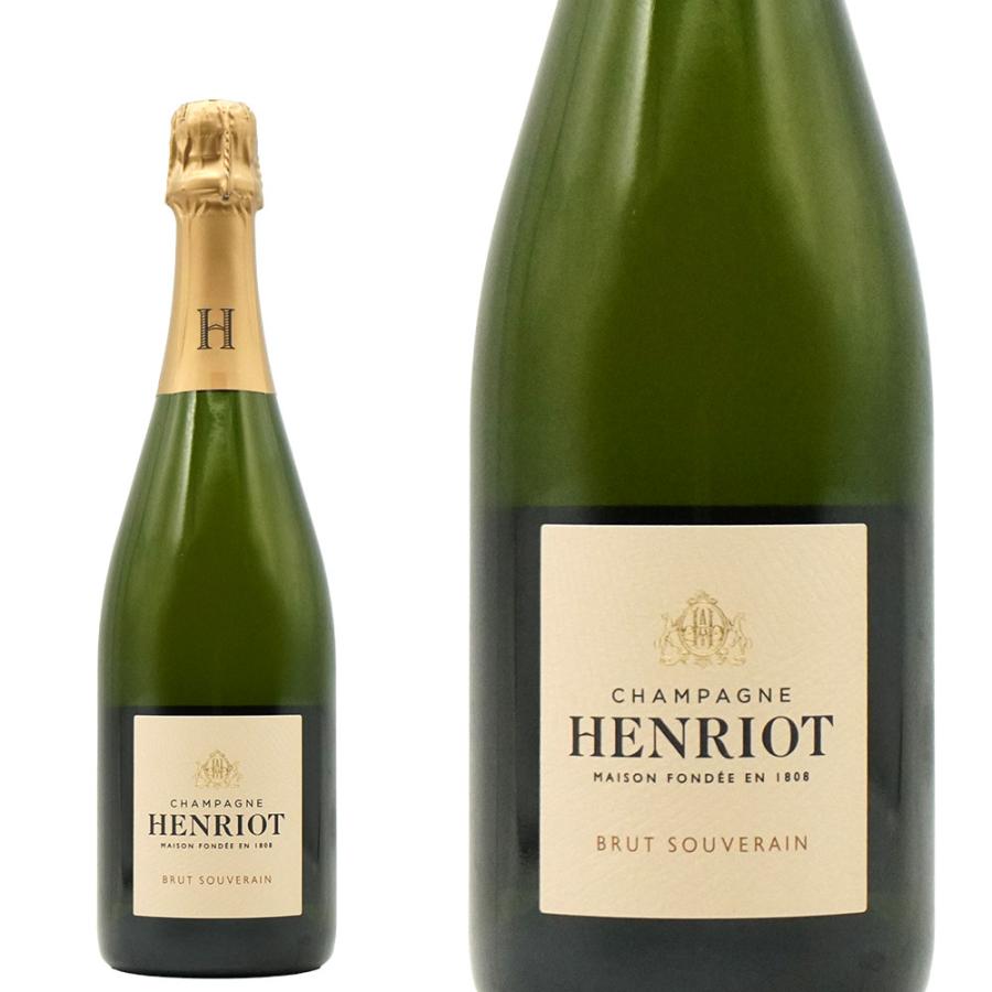 アンリオBrut Souverain シャンパン 750ml 12本セット アンリオ ブリュット スーヴェラン シャンパーニュ 白 泡 シャンパン