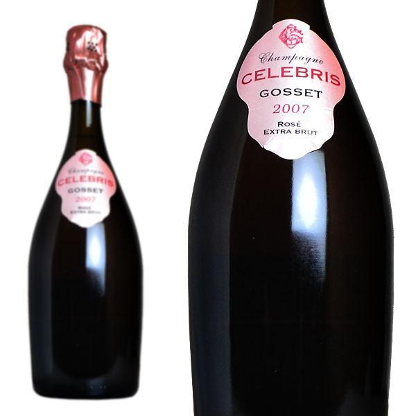 シャンパン  ゴッセ  セレブレス  ロゼ  エクストラブリュット  ミレジム2007年  正規  750ml  （フランス  シャンパーニュ  箱なし）