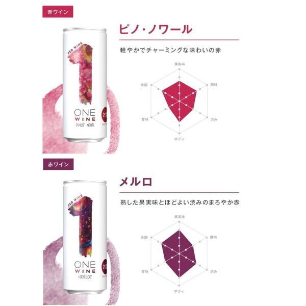 ONE WINE (ワン ワイン) 4缶アソートセット 白ワイン 赤ワイン ワインセット 缶ワイン フランス 250ml×4缶 送料無料【wine_YCW】｜wineuki｜05