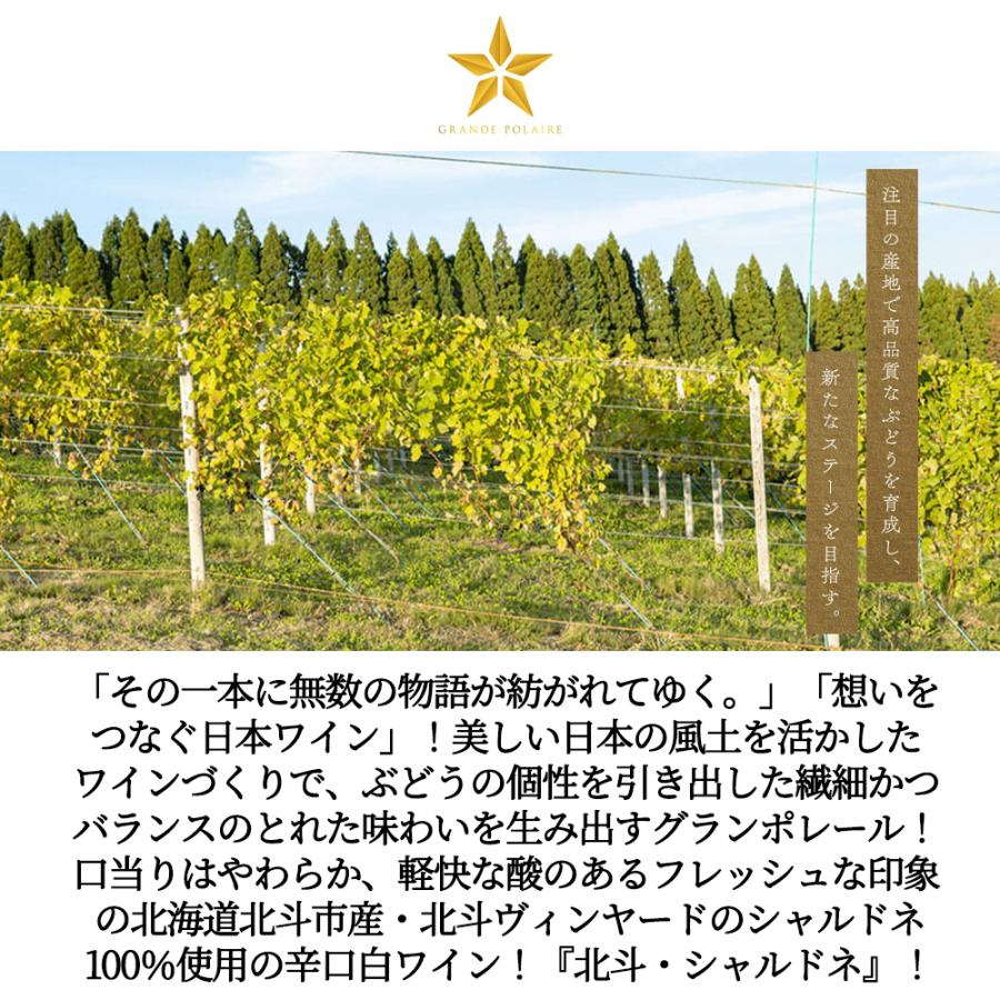 グランポレール 北斗 シャルドネ 2024 北海道北斗市産 北斗ヴィン