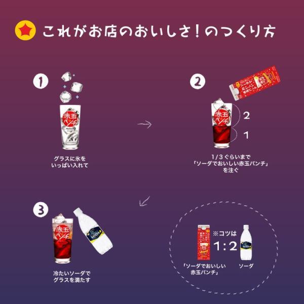 サントリー ソーダでおいしい赤玉パンチ 500ml 紙パック 12本セット 