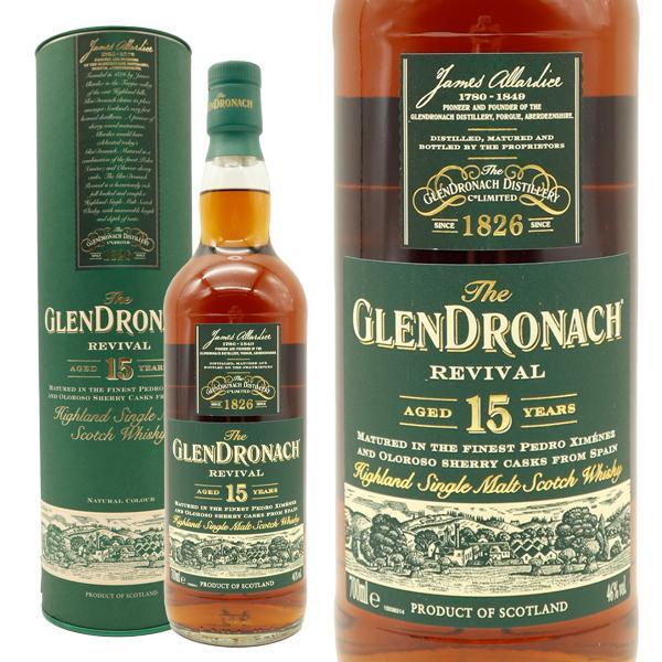 特価グレンドロナック15年リバイバル　新品未開封品 ザ・グレンドロナック リバイバル 15年 46％ 700ml 箱入り 正規