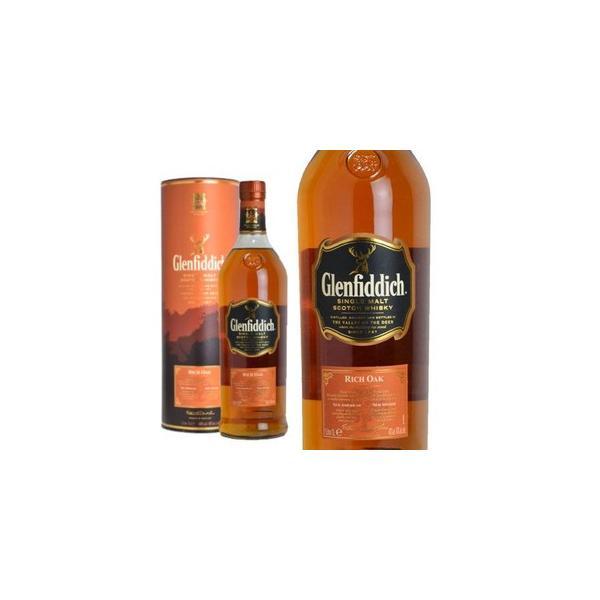 グレンフィディック14年 Rich Oak 1L グレンフィディック 14年 リッチオーク 1000ml 40％ 箱入り （シングル