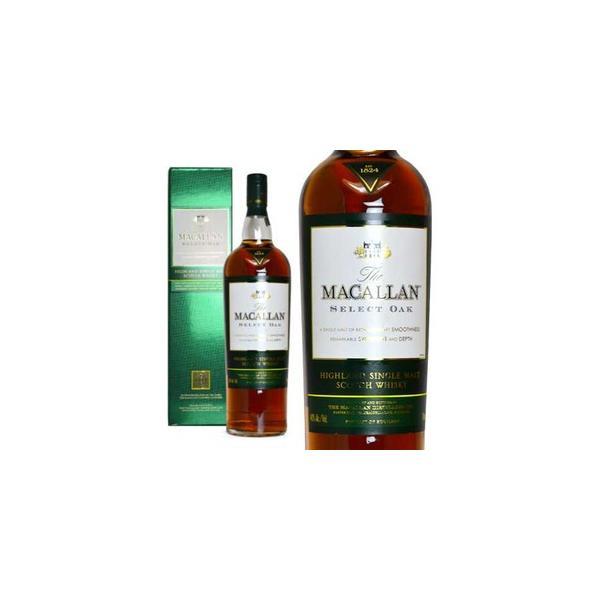 The MACALLAN SELECT OAK シングルモルト ウイスキー　1L ザ・マッカラン セレクト・オーク 1000ml 40％ 箱入り （シングル