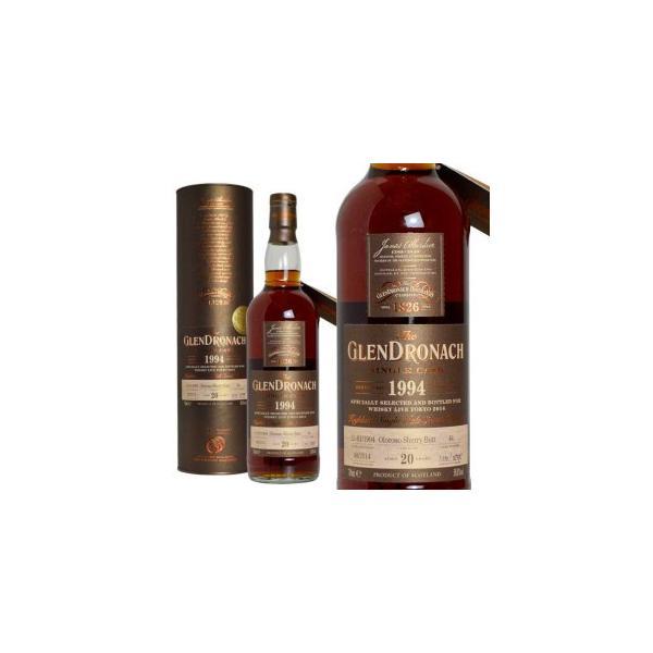 グレンドロナック 1994年 20年熟成品 オロロソシェリーバット Cask No