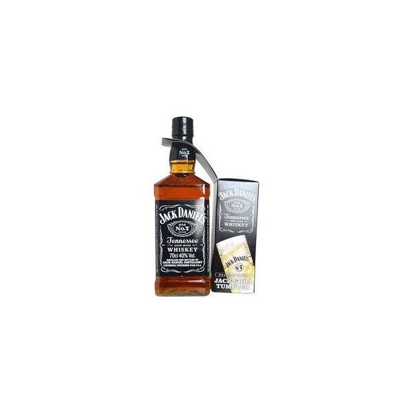 ジャックダニエル ブラック Old No.7 700ml 40％ ソーダタンブラー付